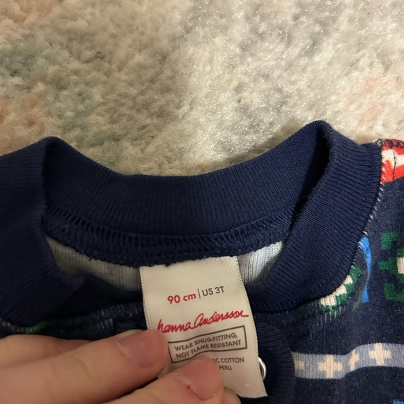 Hanna Andersson holiday pajamas size 3T - Picture 2 of 3